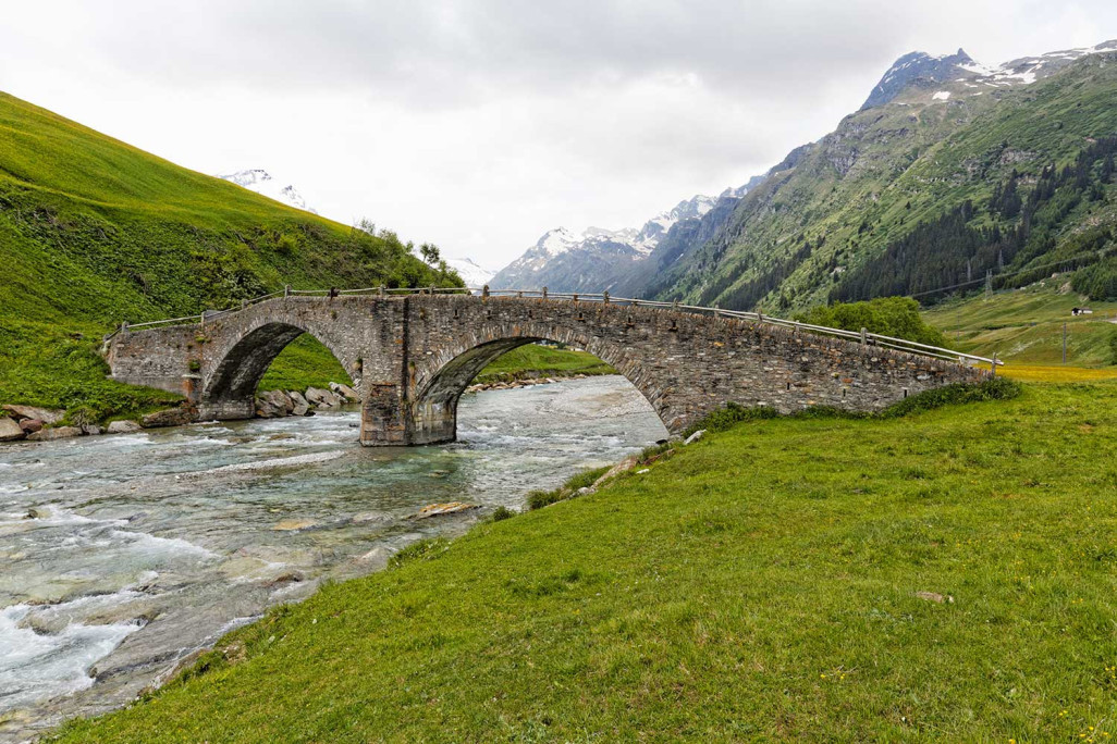 Photo «Alte Landbrugg», Hinterrhein GR
