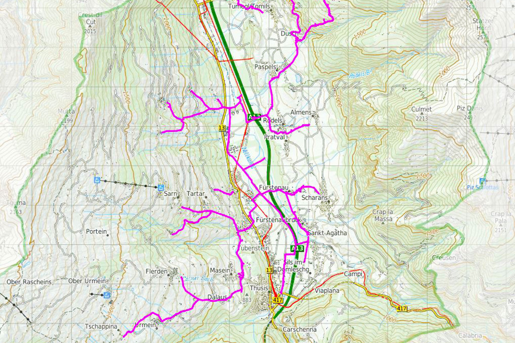 Cadastre Heinzenberg Domleschg
