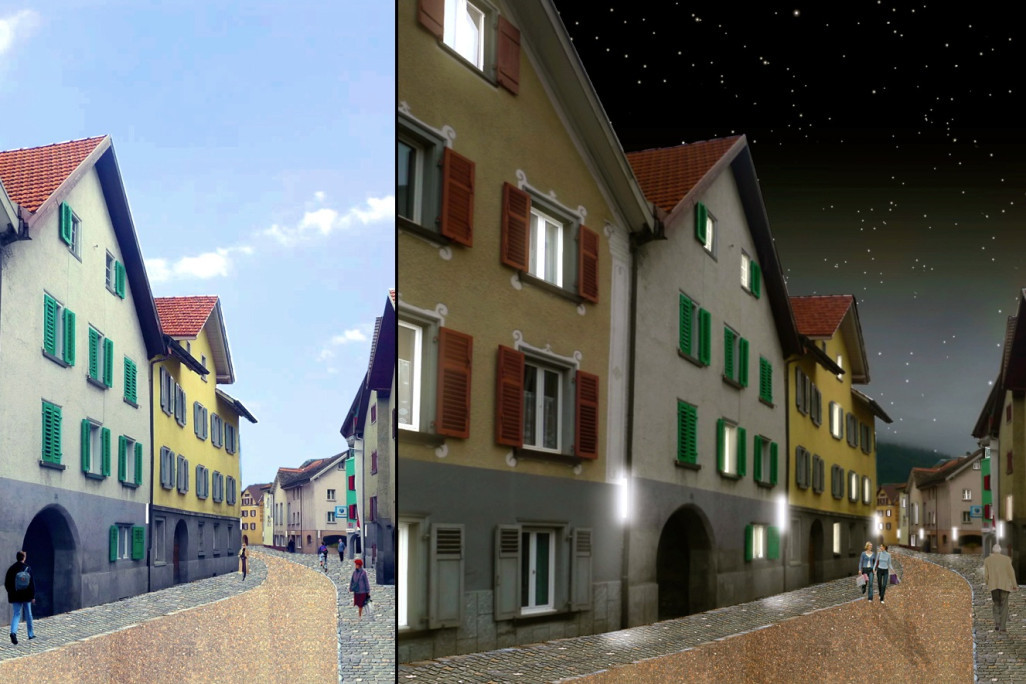 Traversée de Domat Ems, visualisation, HMQ AG