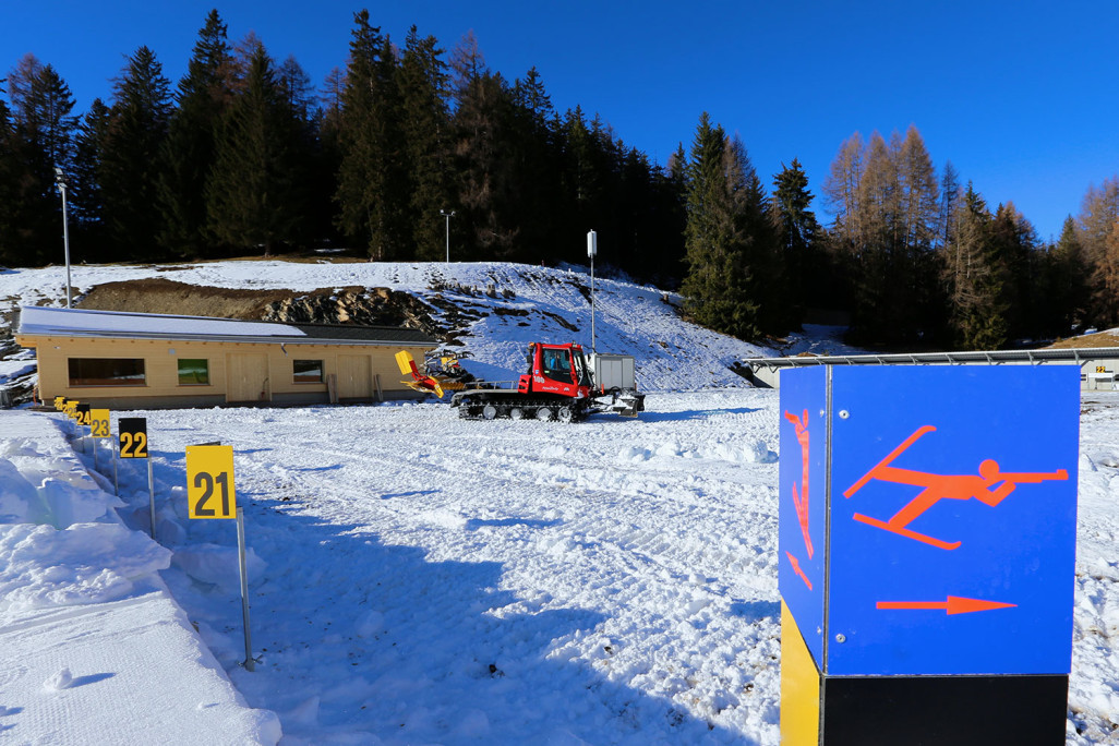 Biathlon Arena Lenzerheide Stand de tir