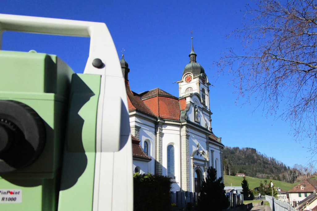 Relevé du bâtiment Église Sainte-Anne Schindellegi HMQ AG