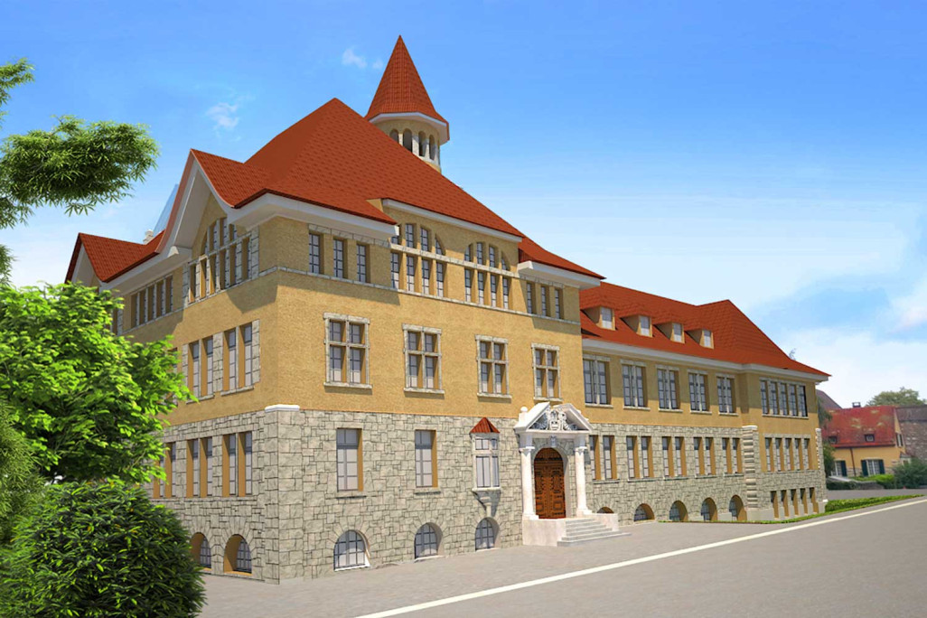 Relevés de bâtiments HMQ AG, école Stapfer à Brugg