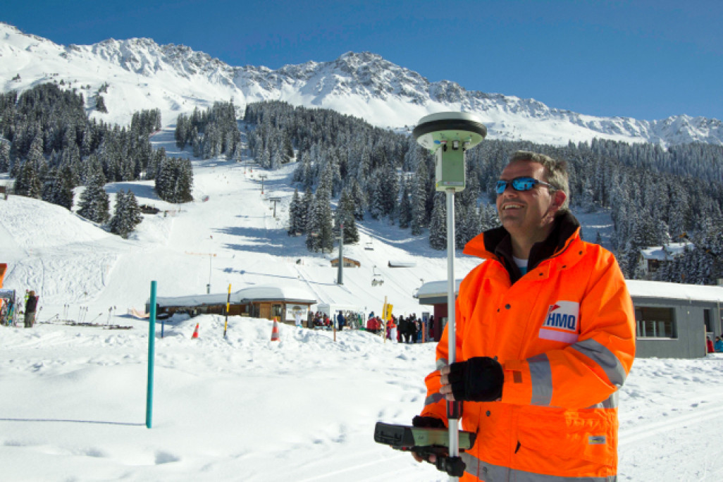 Géomètre HMQ AG, balisage de la Coupe du monde de ski FIS