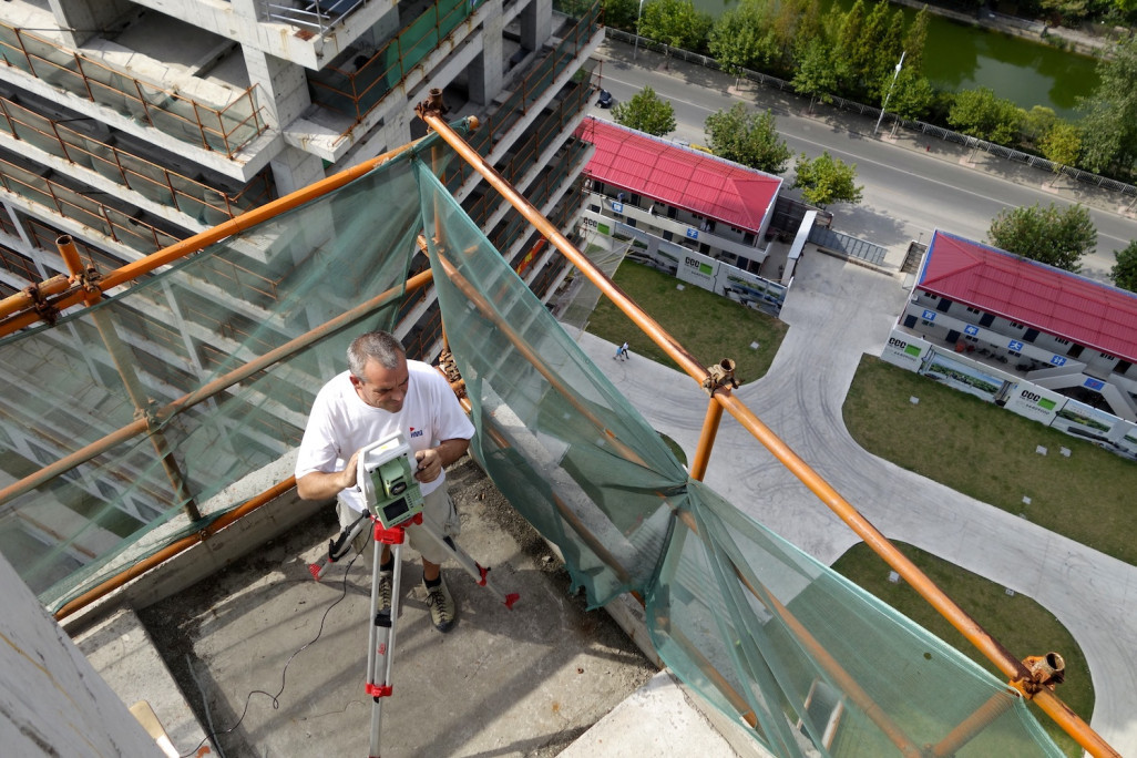 Géomètre HMQ AG, mesure du bâtiment Residental Towers Shanghai