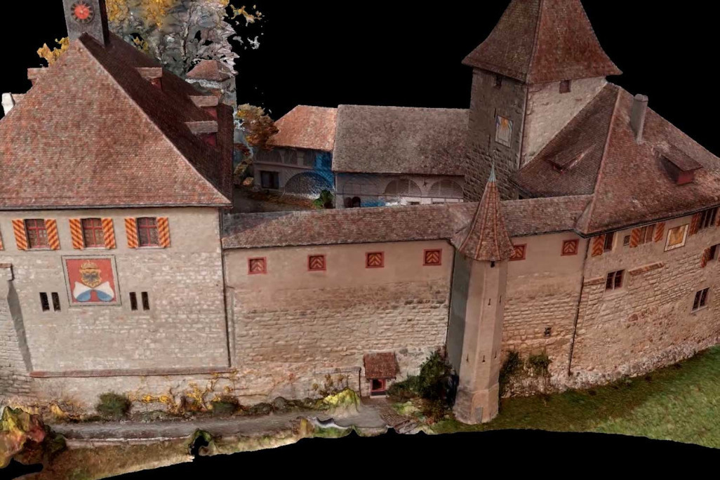 Maquette 3D du château de Kyburg, HMQ AG