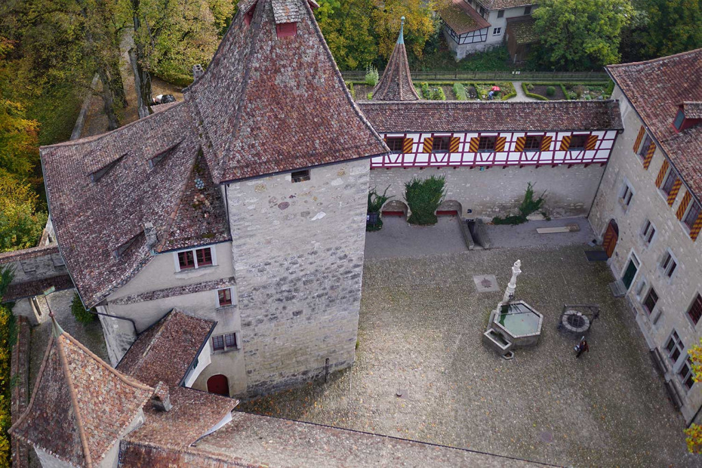 Mesure du bâtiment du château de Kyburg, HMQ AG