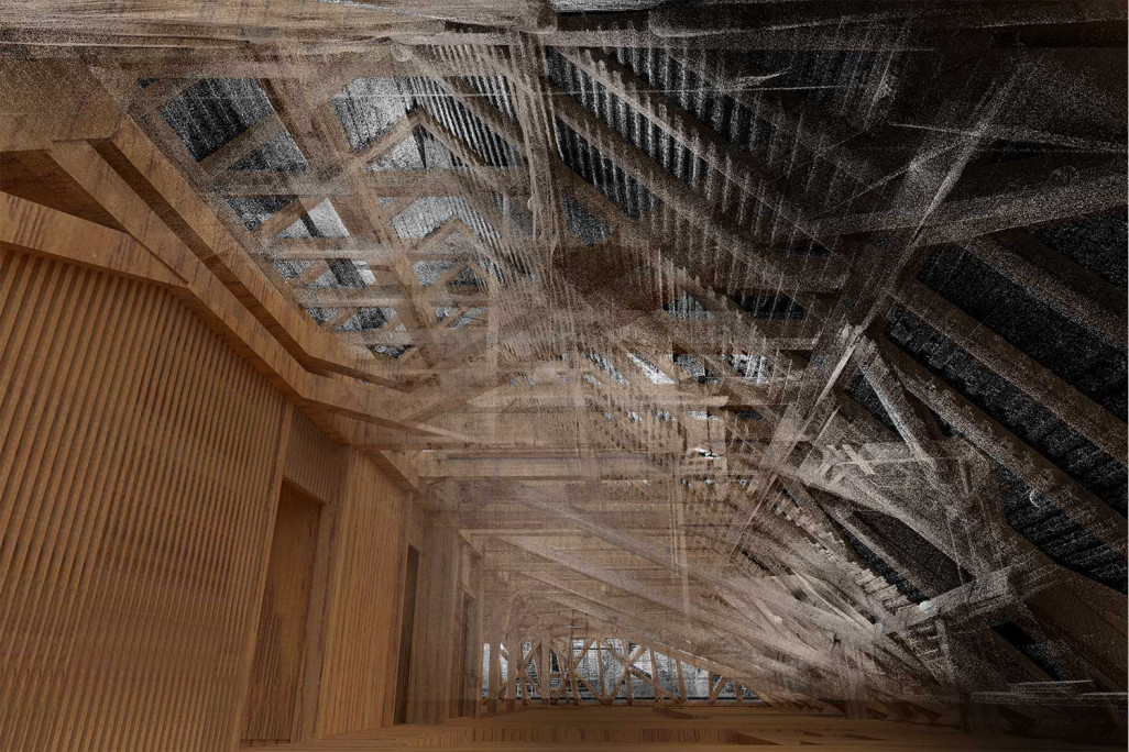 Modélisation 3D du grenier à partir d'un nuage de points 3D, HMQ ASIA