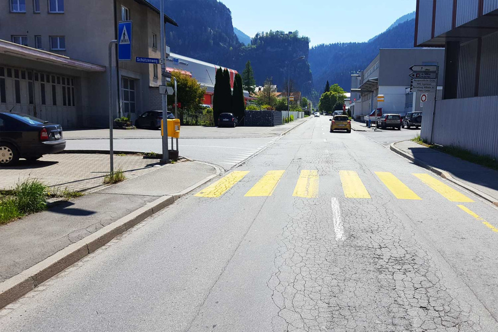 Thusis Rénovation de la Compognastrasse HMQ