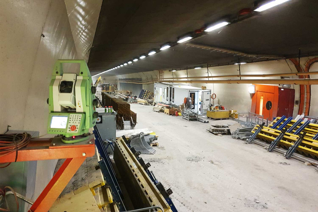 Surveillance, assainissement du tunnel Gotschna à Klosters, HMQ AG