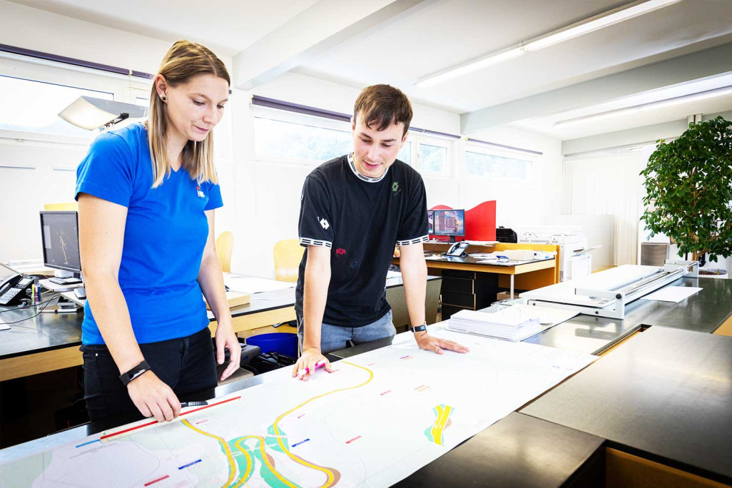 Fin d'apprentissage de géomaticien CFC Tobias Beer, HMQ AG