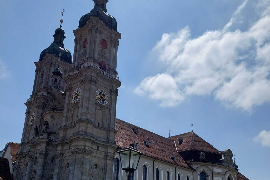 Saint-Gall SG, relevé du bâtiment de la cathédrale et du quartier de l'abbaye, HMQ AG