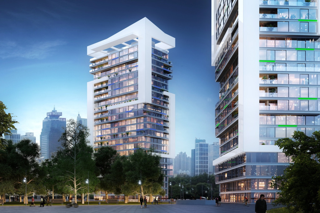 Shanghai Residential Towers, photographies de bâtiments