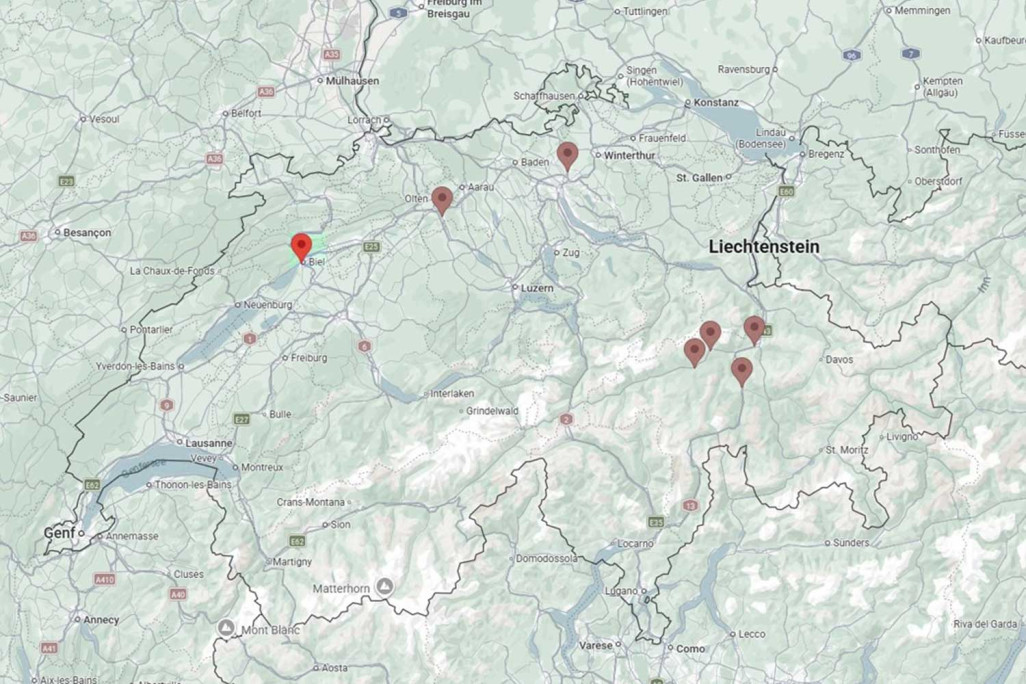 Nouveau site à Bienne, sites HMQ