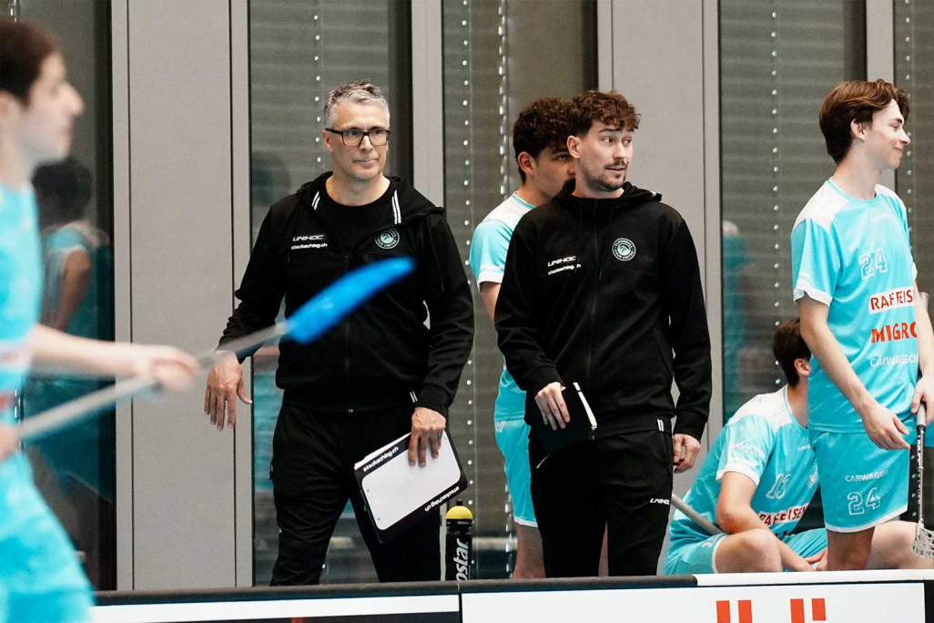 Elias Haussener, responsable régional pour la Suisse romande, entraîneur d'unihockey, HMQ AG - Source : Nicole Vaerini