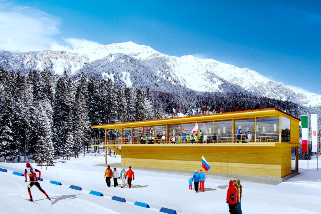 Biathlon Arena Lenzerheide, visualisation Nordic House Horvath